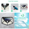 LAMPARA SOLAR LED CON SENSOR DE MOVIMIENTO