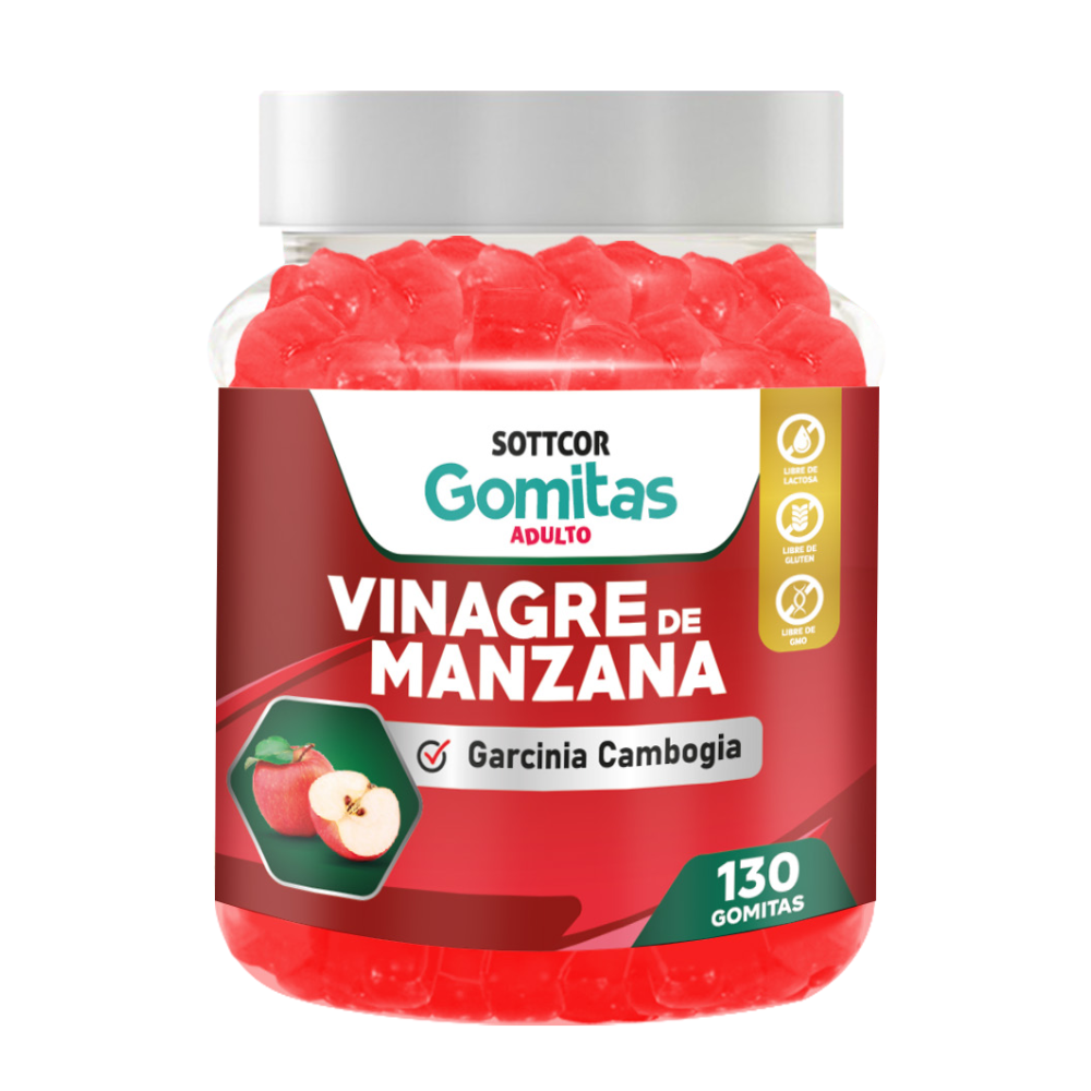 GOMITAS DE VINAGRE DE MANZANA QUEMA GRASA